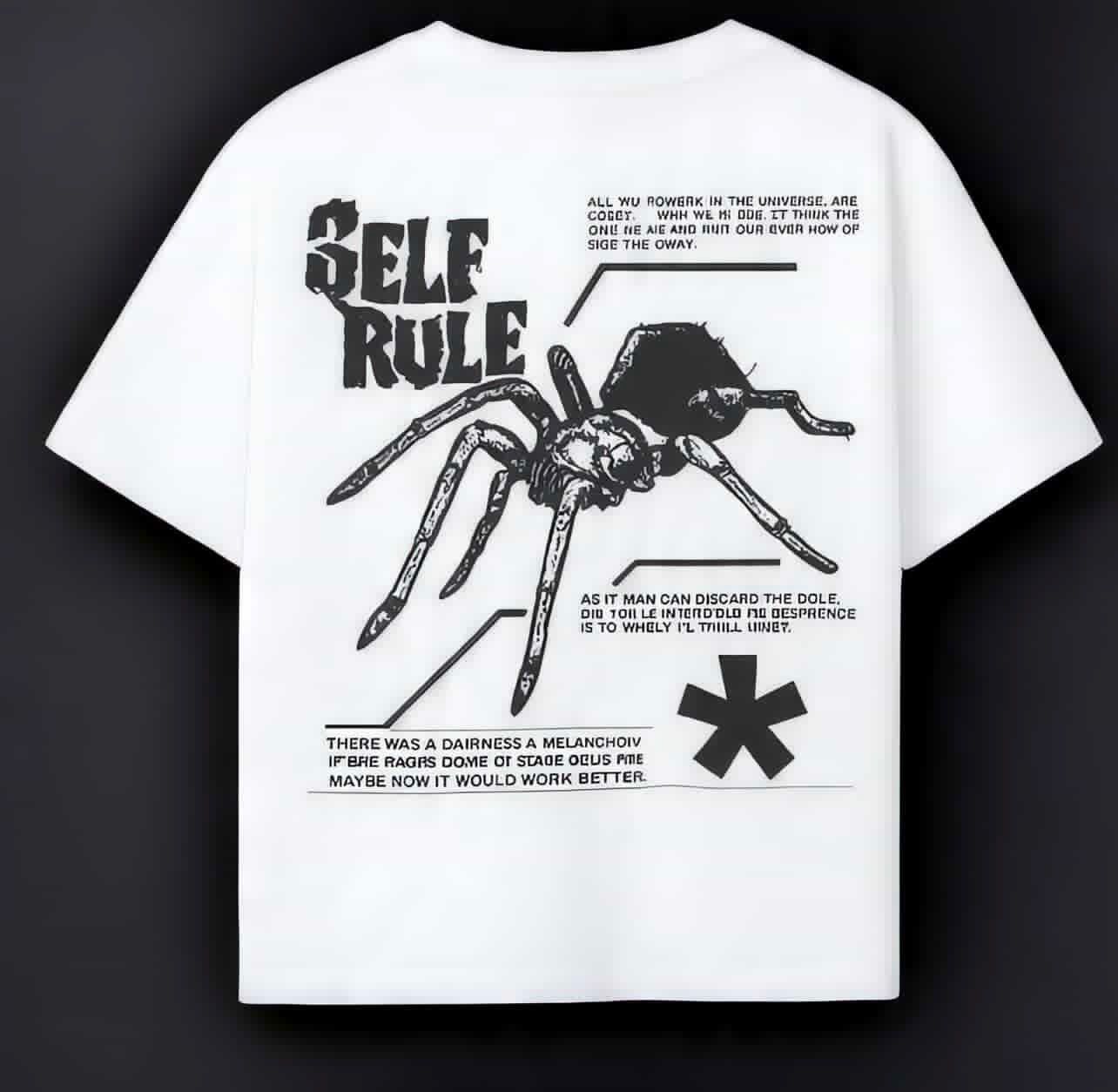 Self Rule Spider Tee