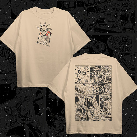 Beige Spider-Man Comic Tee
